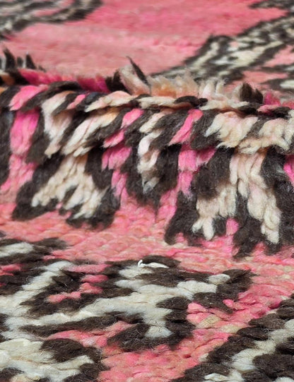 Pink Moroccan Tribal Rug 8.6 x 5.6 ft / 263 x 173 cm