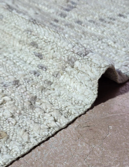 Authentic Beige and Gray Vintage Azilal 5.7 x 2.4 ft / 174 x 73 cm