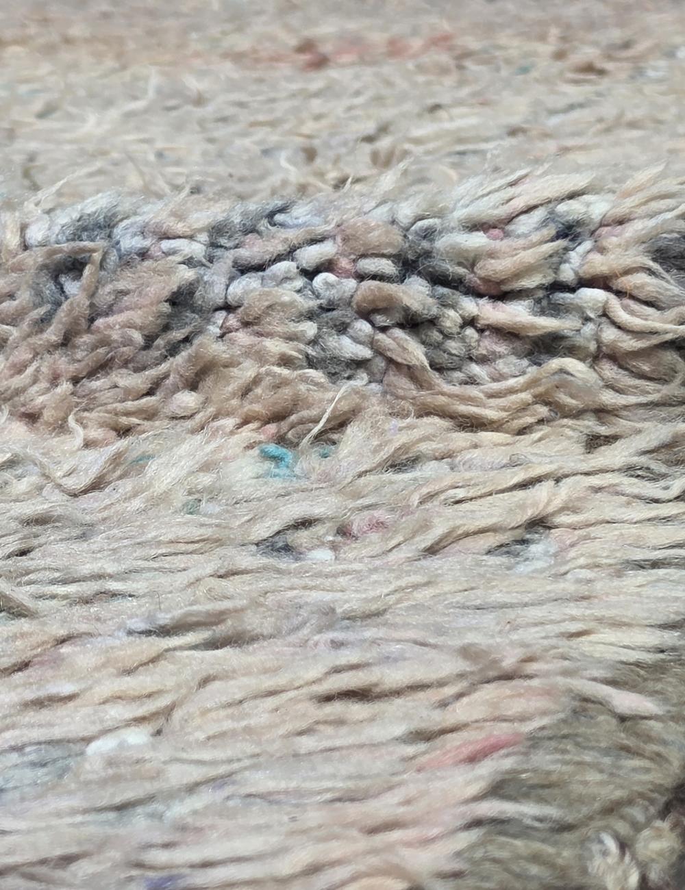 Vintage Silver-Grey Boujad Rug 10.4 x 6.33 ft / 317 x 193 cm