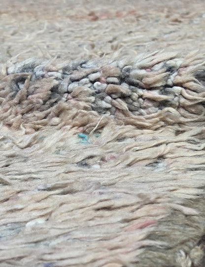 Vintage Silver-Grey Boujad Rug 10.4 x 6.33 ft / 317 x 193 cm