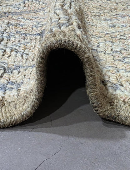 Diamond Lattice Cross Motif Modern Boujad Wool Rug 10.6 x 6.23 ft / 324 x 190 cm