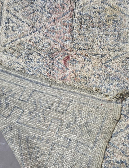 Vintage Moroccan Faded Rug 10.9 x 6.3 ft / 332 x 194 cm