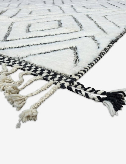 Beni Ourain Style Rug 9.3 x 8.6 ft / 283 x 262 cm