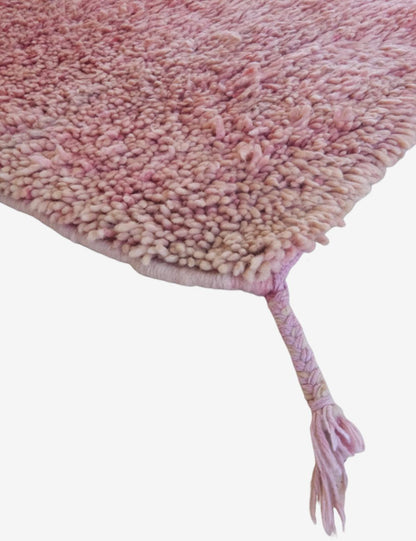 Vintage Moroccan Runner in Faded Pink Tones 10.3 x 3.6 ft / 313 x 110 cm - Surcoma