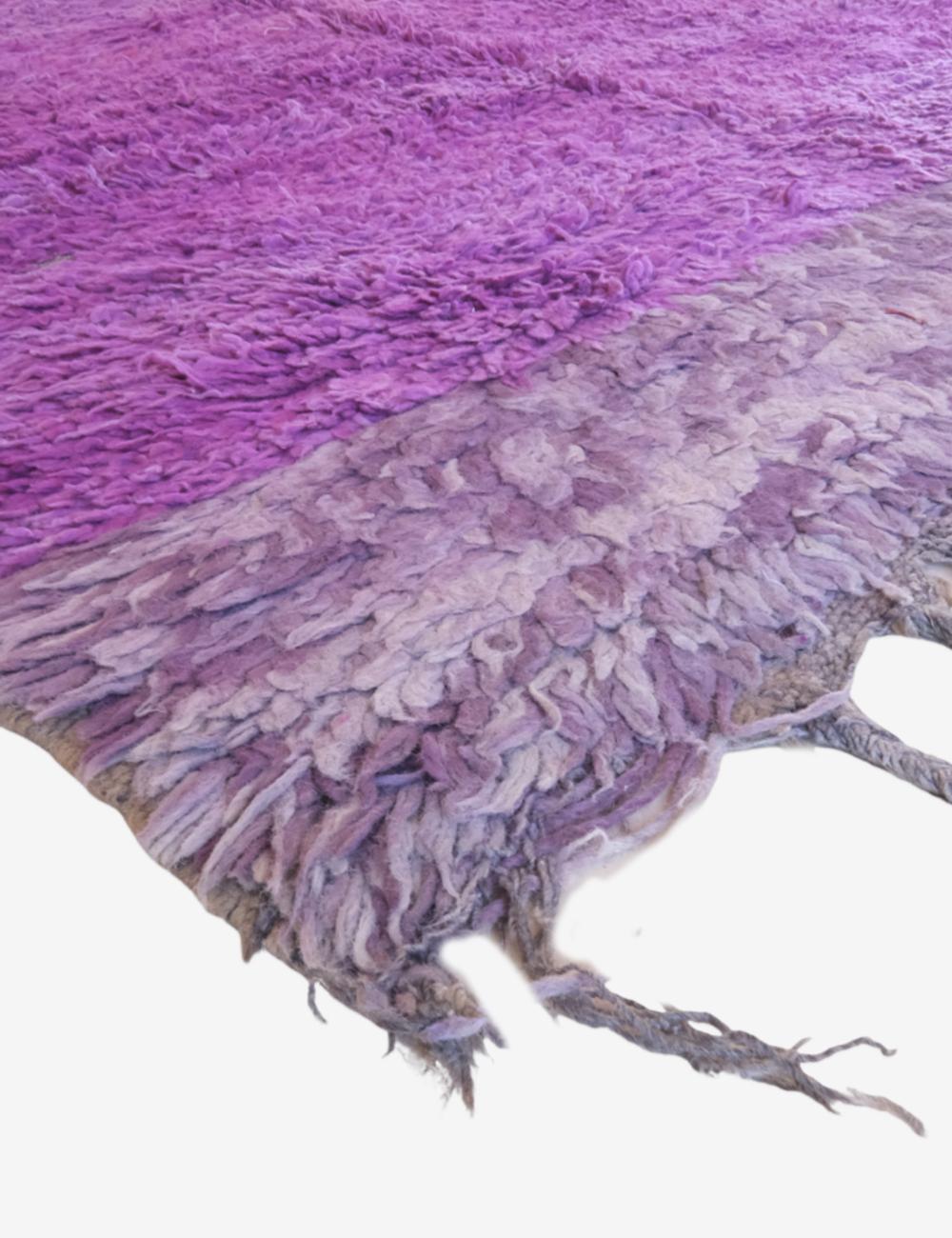 Solid Moroccan Purple Rug 9.2 x 5.1 ft / 281 x 158 cm