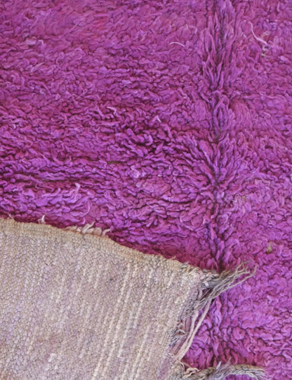 Solid Moroccan Purple Rug 9.2 x 5.1 ft / 281 x 158 cm - Surcoma