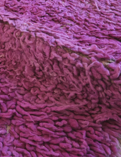Solid Moroccan Purple Rug 9.2 x 5.1 ft / 281 x 158 cm - Surcoma