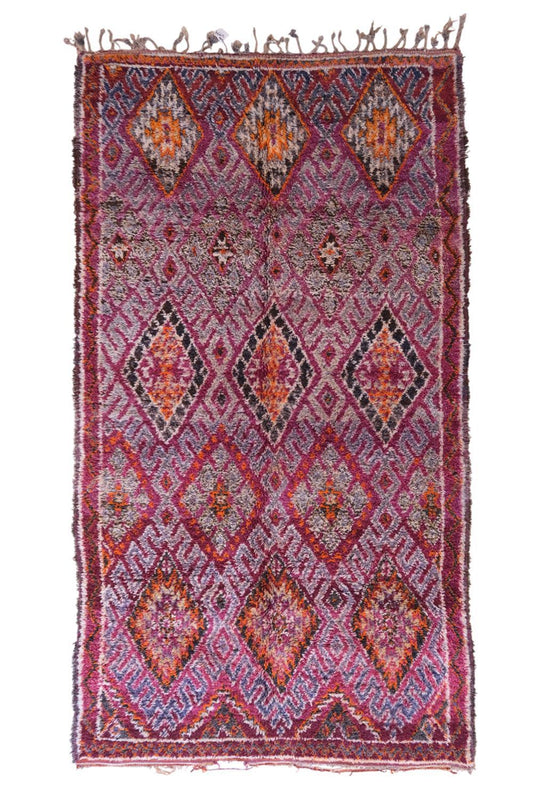 Moroccan Beni M'Guild Wool Rug - 12 x 6.7 ft / 367 x 206 cm