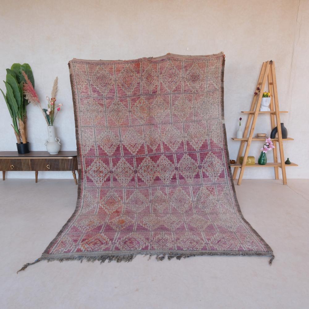 Moroccan Zayan Wool Rug 9.8 x 6.7 ft / 300 x 207 cm - Surcoma