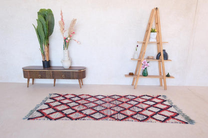 Geometric Rug for Entryway or Hallway 8.2 x 3.1 ft / 249 x 97 cm - Surcoma