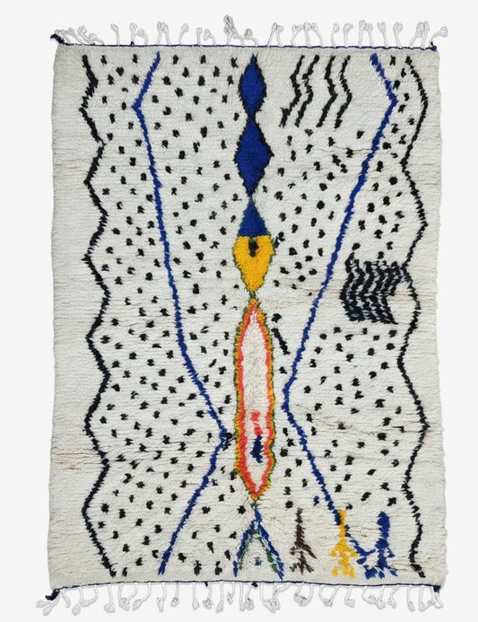 Azilal Berber Moroccan Rug 8.3 x 5.8 ft / 252 x 177 cm