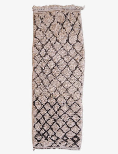 Beige Berber Carpet 6.8 x 2.4 ft / 207 x 76 cm - Surcoma