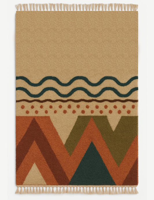 Beni Mrirt Moroccan Custom Rug - Echoes Of Love 20
