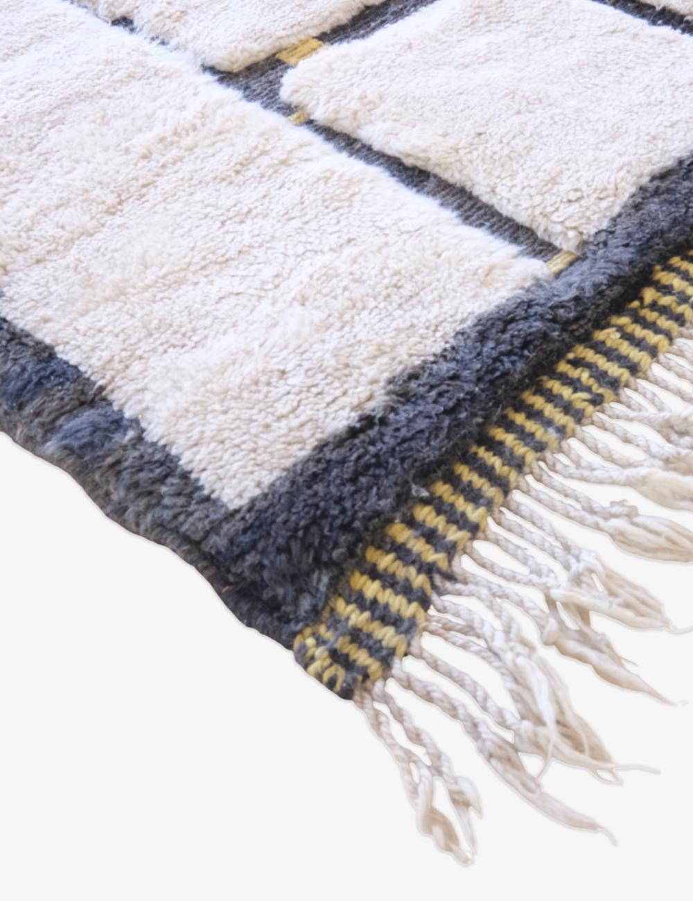 Beni Mrirt Moroccan Luxurious Plush Wool Rug – 10.3 x 7.2 ft (314 x 220 cm) Handmade

