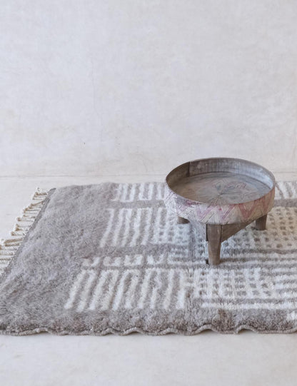 Beni Mrirt Moroccan Luxury Wool Rug 4.9 x 3.6 ft / 149 x 110 cm - Surcoma