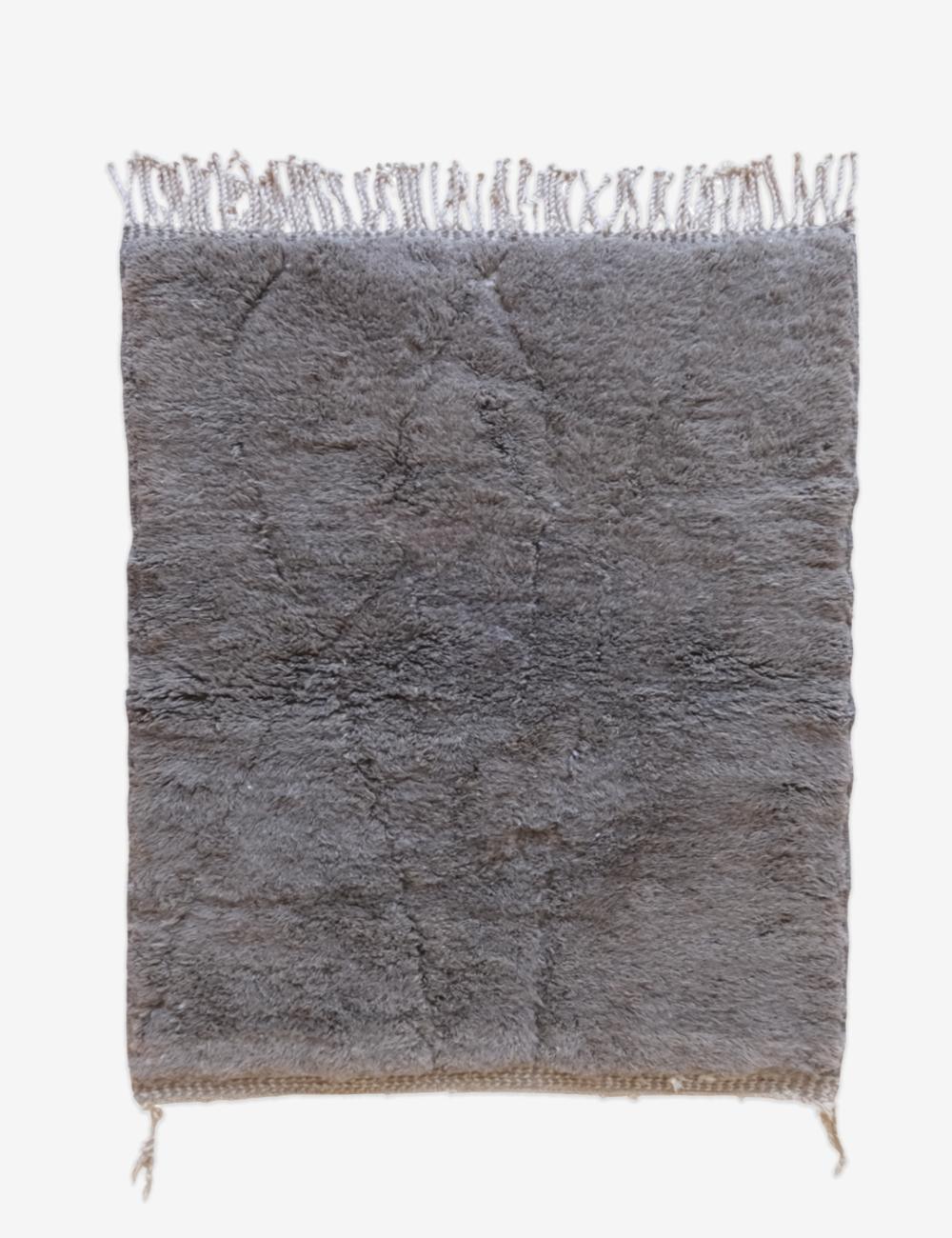 Beni Mrirt Moroccan Luxury Shag Wool Rug – 5 x 3.6 ft (151 x 110 cm) Handmade


