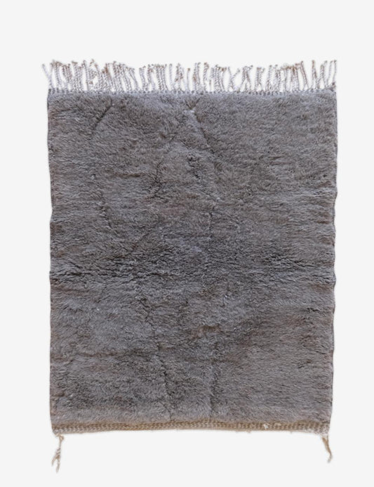 Beni Mrirt Moroccan Luxury Shag Wool Rug – 5 x 3.6 ft (151 x 110 cm) Handmade

