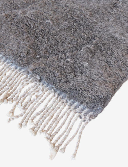 Beni Mrirt Moroccan Luxury Shag Wool Rug 5 x 3.6 ft / 151 x 110 cm - Surcoma