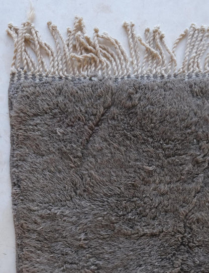 Beni Mrirt Moroccan Luxury Shag Wool Rug 5 x 3.6 ft / 151 x 110 cm - Surcoma