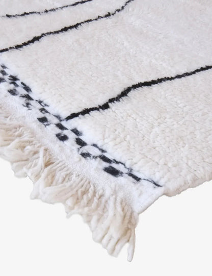 Beni Mrirt Moroccan Wool Rug 8.7 x 5.4 ft - Surcoma