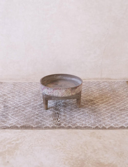 Moroccan Mrirt Rug With Diamond Lattice Pattern - Surcoma