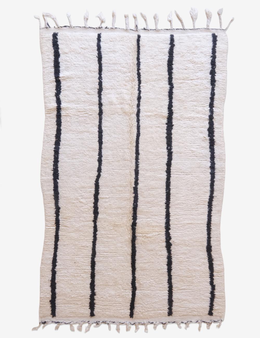 Beni Ourain Moroccan Wool Rug 8.3 x 4.9 ft / 252 x 150 cm