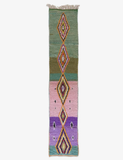 Berber Carpet Runner 12.5 x 2.4 ft / 380 x 74 cm - Surcoma