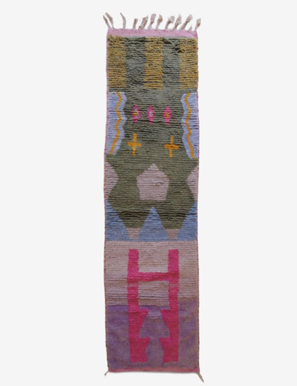 Custom Colorful Moroccan Runner Rug - Echoes Of Love 50