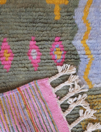 Custom Colorful Moroccan Runner Rug - Echoes Of Love 50