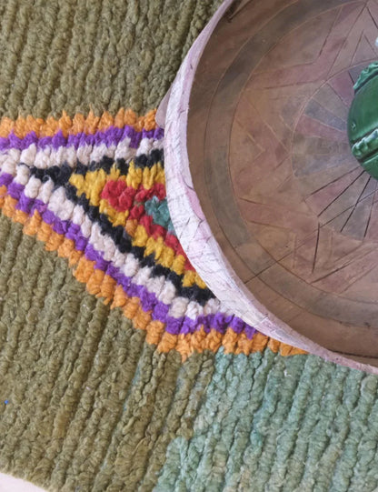 Berber Carpet Runner 12.5 x 2.4 ft / 380 x 74 cm - Surcoma