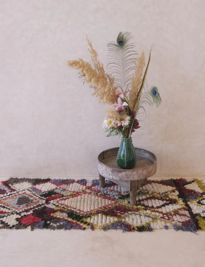 Berber Moroccan Accent Rug 5.1 x 2.1 ft / 156 x 64 cm - Surcoma