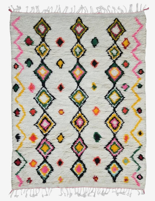 Berber Symbols Rug 8.9 x 6.1 ft / 270 x 187 cm