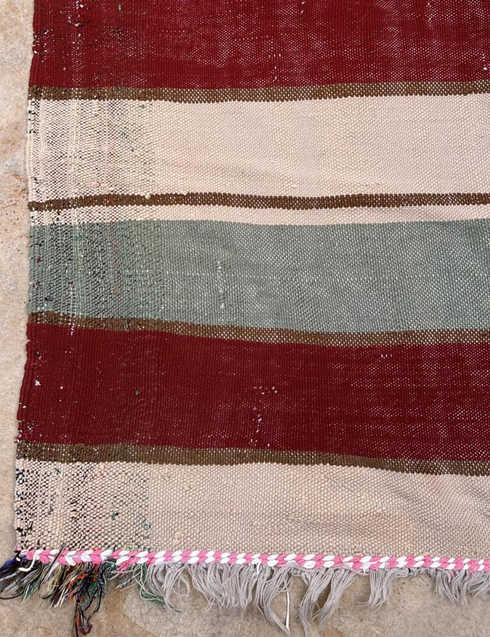 Embroidered Berber Blanket 8.9 x 3.9 ft / 268 x 116 cm