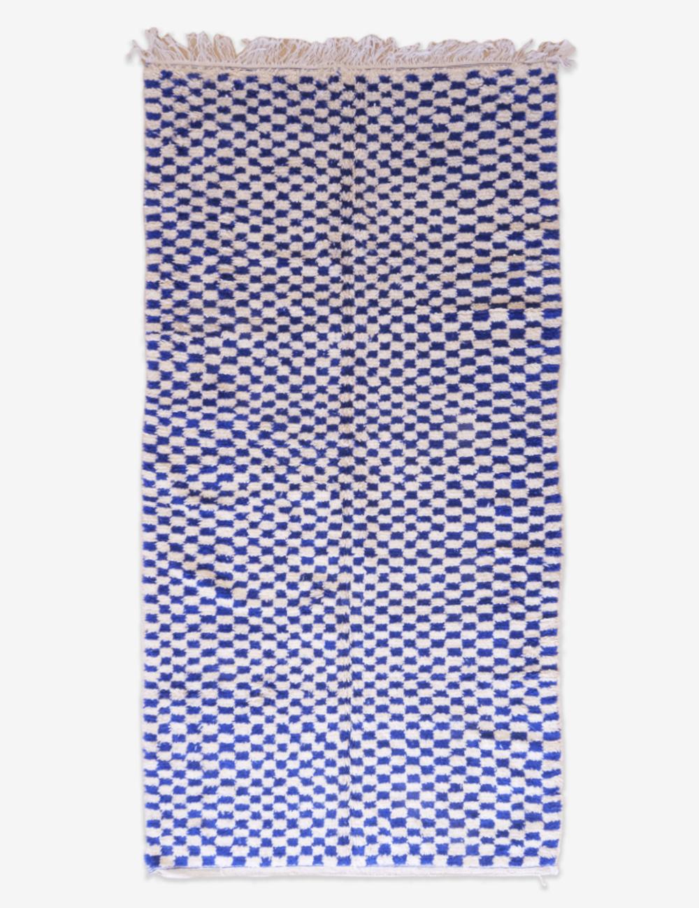 Custom Checkerboard Moroccan Rug