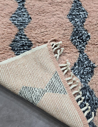 Blush Beige Moroccan Rug 10.1 x 6.4 ft / 309 x 197 cm