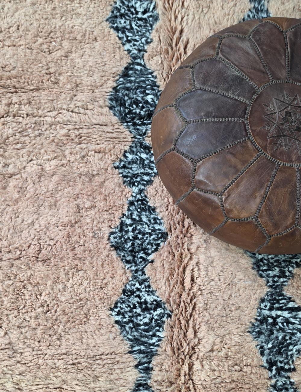 Blush Beige Moroccan Rug 10.1 x 6.4 ft / 309 x 197 cm