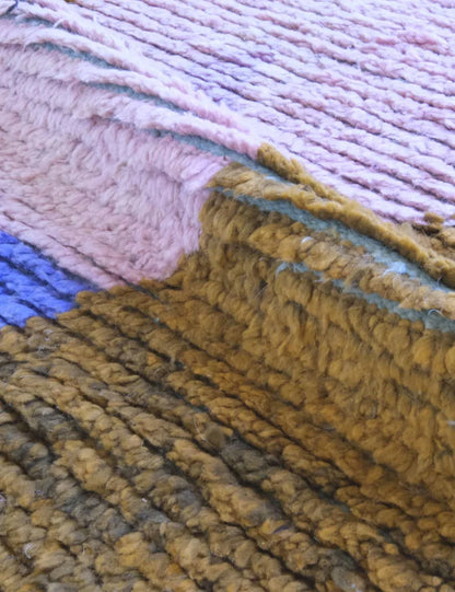 Moroccan Colorful Runner Rug 13.1 x 2.4 ft / 398 x 73 cm - Surcoma