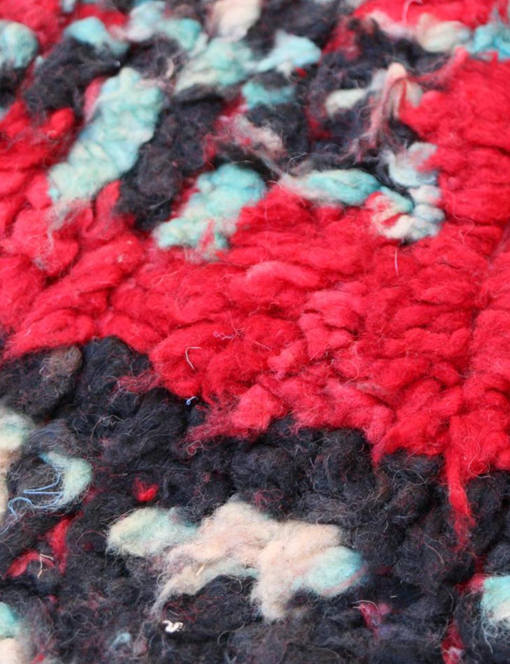 Vibrant Tribal Moroccan Rug 10.4 x 4.8 ft / 318 x 147 cm