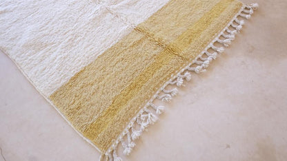 Moroccan Yellow Modern Rug 8.5 x 5.3 ft / 259 x 163 cm - Surcoma
