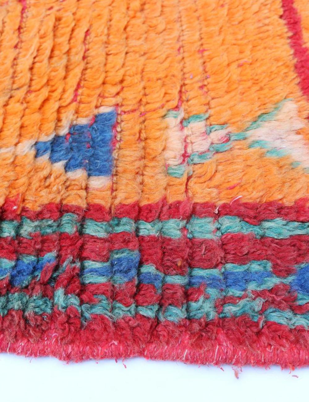 Orange Moroccan Rug 10.8 x 5.5 ft / 330 x 168 cm