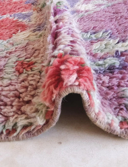 Moroccan Berber Wool Rug 13.5 x 6.4 ft / 411 x 195 cm - Surcoma