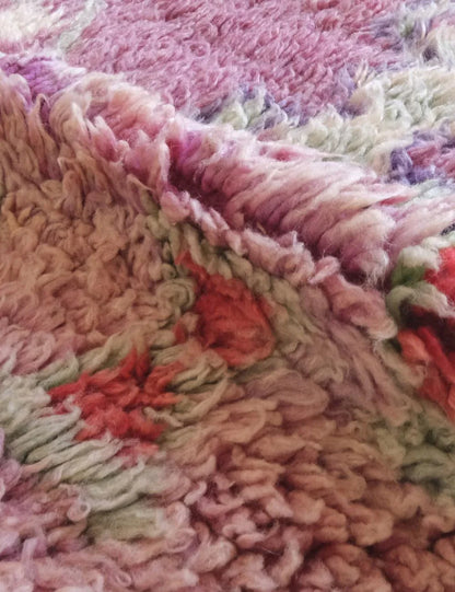 Moroccan Berber Wool Rug 13.5 x 6.4 ft / 411 x 195 cm - Surcoma