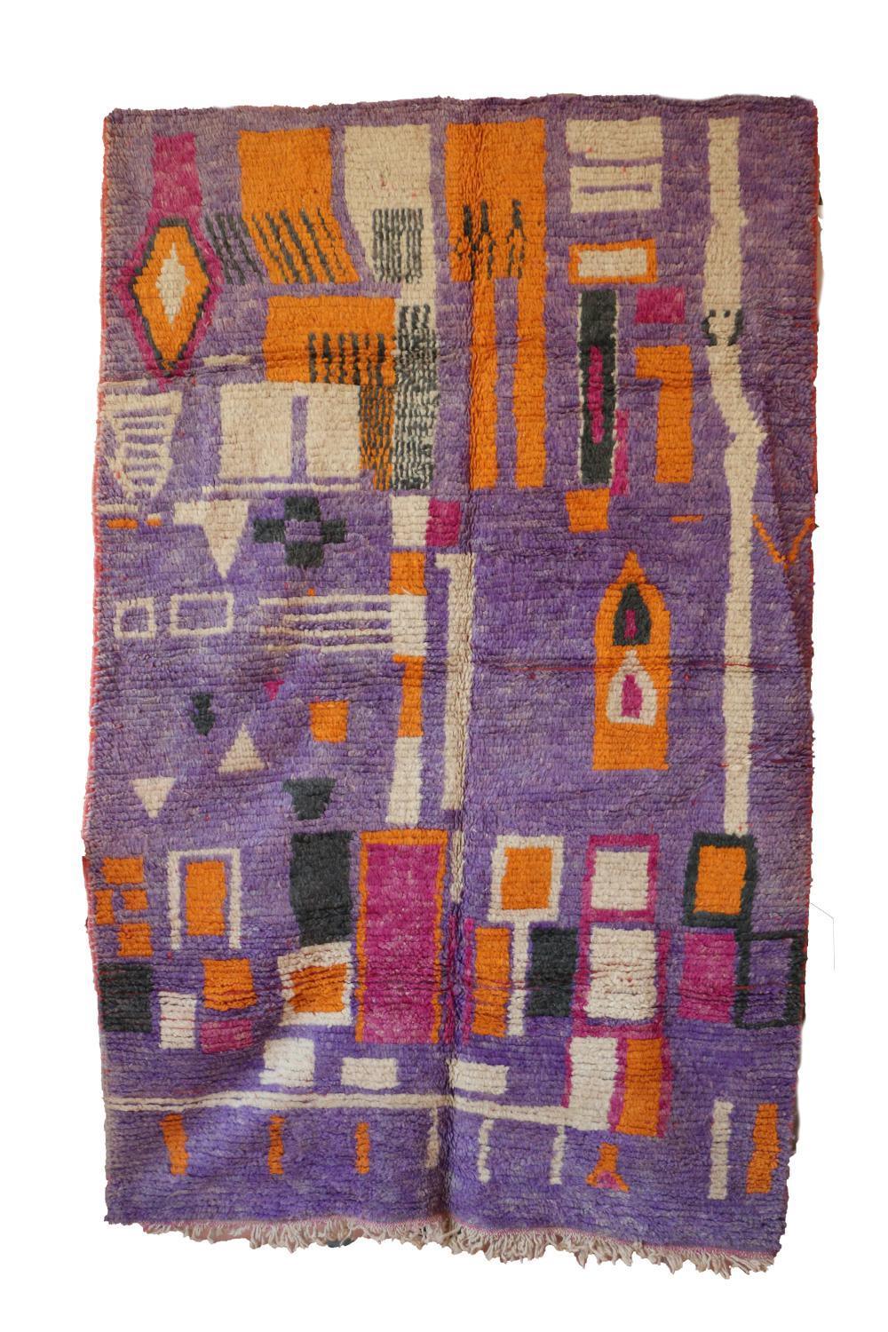 Moroccan Modern Boujad Wool Rug 8.8 x 5.5 ft / 268 x 170 cm - Surcoma