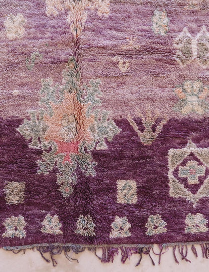 Handwoven Moroccan Boujad Rug 8.9 x 6.1 ft / 271 x 188 cm - Surcoma