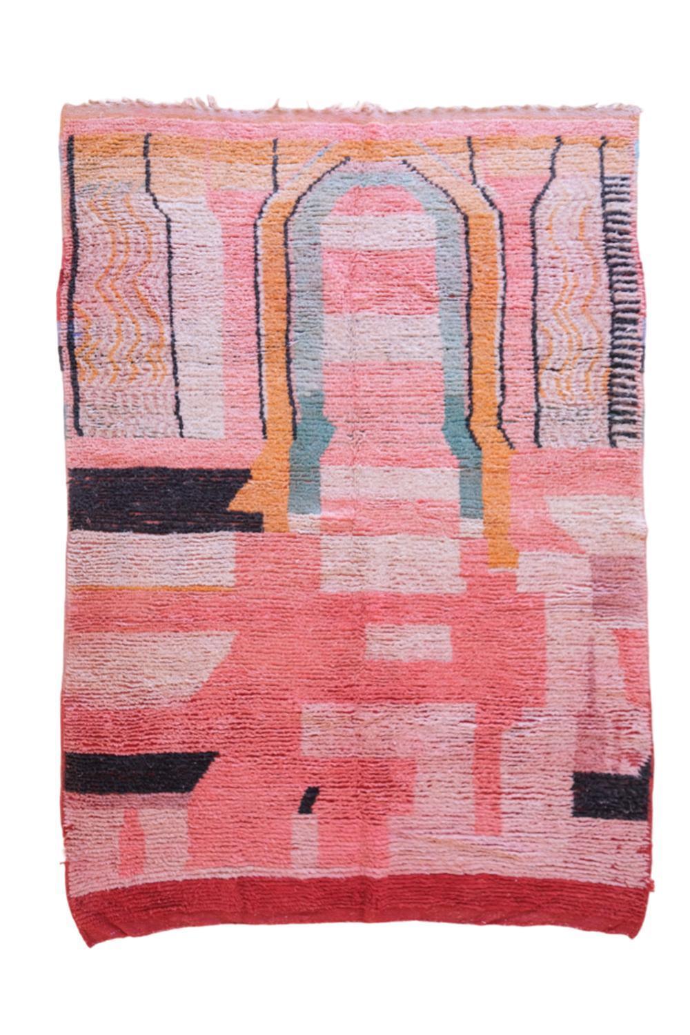 Moroccan Modern Boujad Rug 10.1 x 7 ft / 308 x 214 cm - Surcoma