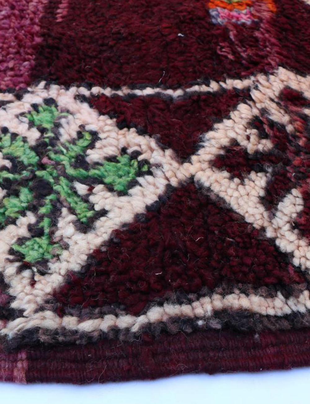 Moroccan Vintage Boujad Wool Rug 10.9 x 6.7 ft / 333 x 206 cm