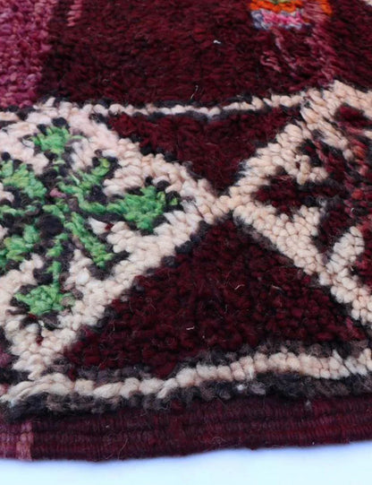 Moroccan Vintage Boujad Wool Rug 10.9 x 6.7 ft / 333 x 206 cm - Surcoma