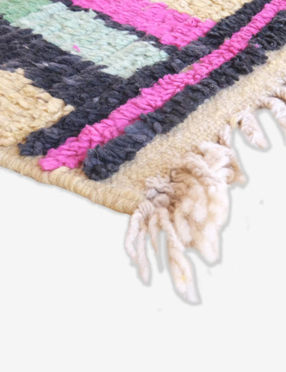 Colorful Moroccan Modern Wool Rug 8.2 x 5.7 ft / 250 x 175 cm - Surcoma