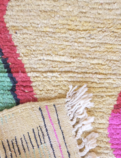 Colorful Moroccan Modern Wool Rug 8.2 x 5.7 ft / 250 x 175 cm - Surcoma