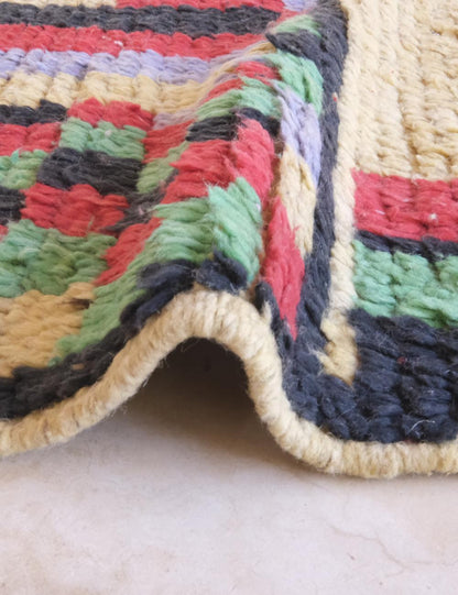 Colorful Moroccan Modern Wool Rug 8.2 x 5.7 ft / 250 x 175 cm - Surcoma